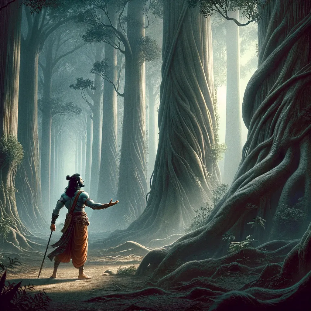 Rama Asks the Trees About Sita